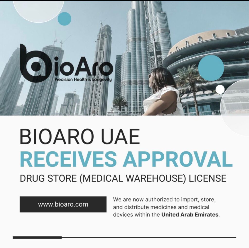 BioAro’s UAE Subsidiary Secures Drug Store (Medical Warehouse) License, Expanding Market Entry Opportunities for Global Health and MedTech Companies